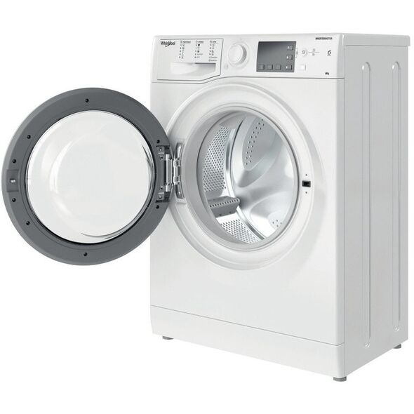 Whirlpool Washing machine | WRBSB 6249 W EU | Energy efficiency class C | Front loading | Washing capacity 6 kg | 1200 RPM | Depth 43 cm | Width 60 cm | LED | White