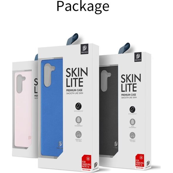 Dux Ducis Dux Ducis Skin Lite Case Etui Pokrowiec Ze Skóry Ekologicznej Samsung Note 10 Różowy