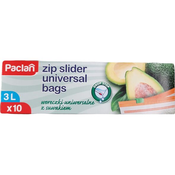 Paclan WORECZKI Z SUWAKIEM 3L 10SZT. uniwersalne