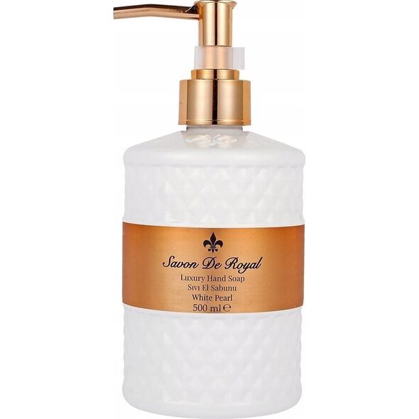 AKSAN SAVON DE ROYAL PEARL mydło w płynie WHITE, 500ml