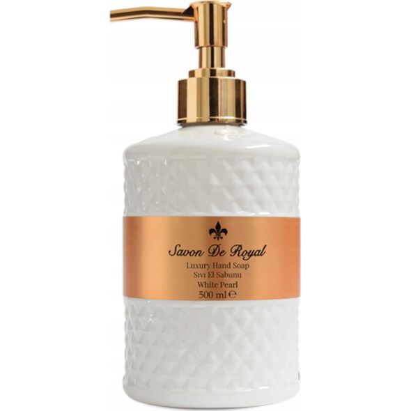 AKSAN SAVON DE ROYAL PEARL mydło w płynie WHITE, 500ml