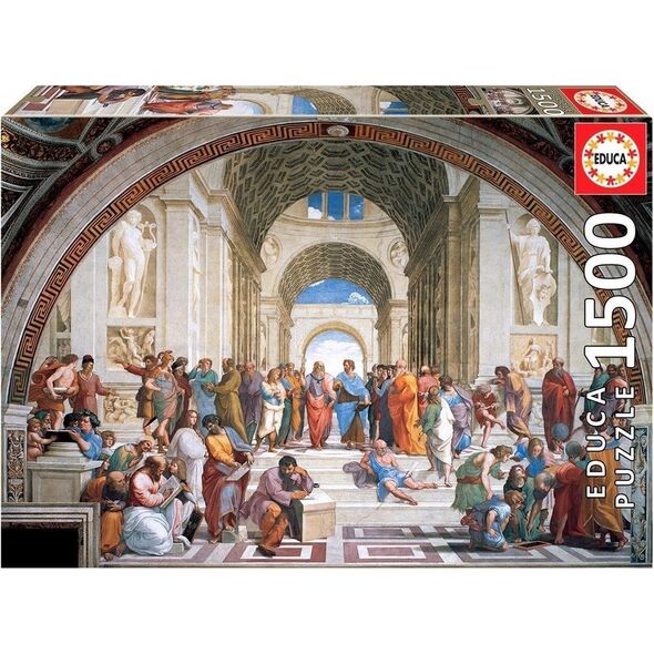 Educa Puzzle 1500 Szkoła Ateńska, Rafael Santi G3