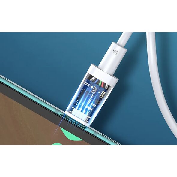 Kabel USB Remax USB-A - USB-C 1 m Biały (RC-175a)