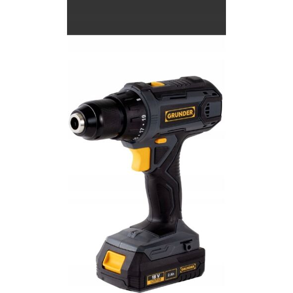 Wiertarko-wkrętarka Grunder TOOL KOMPL AK CDL1,218CWL1218E 18VBL 2AH