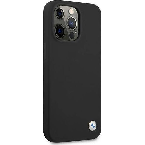 BMW Etui BMW BMHCP13XSILBK Apple iPhone 13 Pro Max czarny/black hardcase Silicone Signature