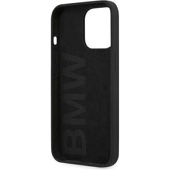 BMW Etui BMW BMHCP13XSILBK Apple iPhone 13 Pro Max czarny/black hardcase Silicone Signature