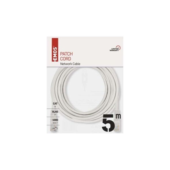 Kabel Krosowy Patchcord Utp Rj45 5M S9125 Emos Emos