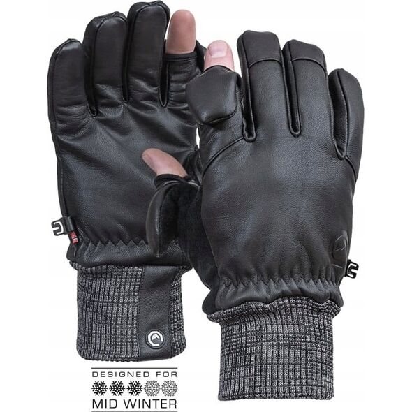 Vallerret Hatchet Leather Photography Glove Black XL
