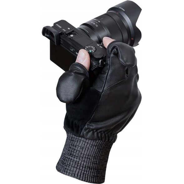 Vallerret Hatchet Leather Photography Glove Black S