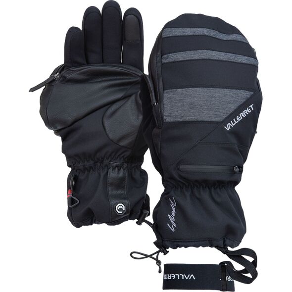 Vallerret Skadi Zipper Mitt LRS: Black XS