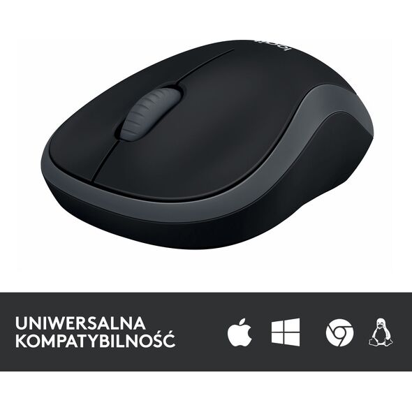 Mysz Logitech M185 Szara (910-002238)