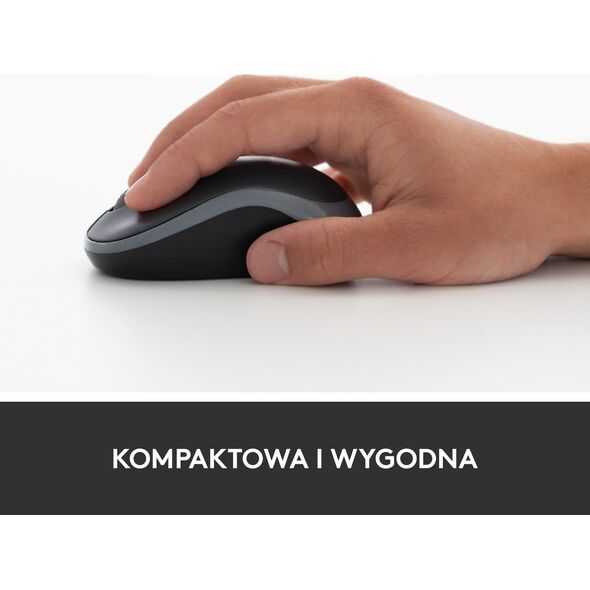 Mysz Logitech M185 Czerwona (910-002240)