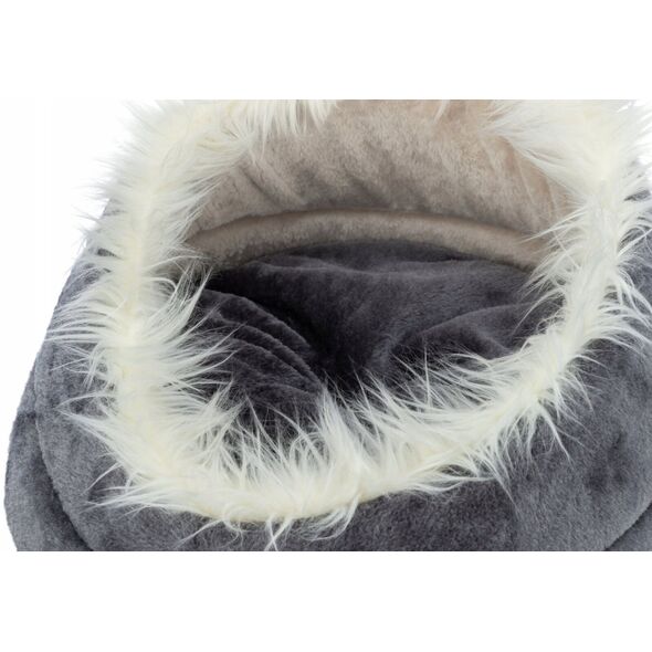 Trixie Minou bed, round, ø 60 × 28 cm, grey/light grey