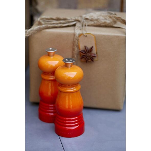 Le Creuset Salt and Pepper Mill Set 11cm Orange 0630870165624