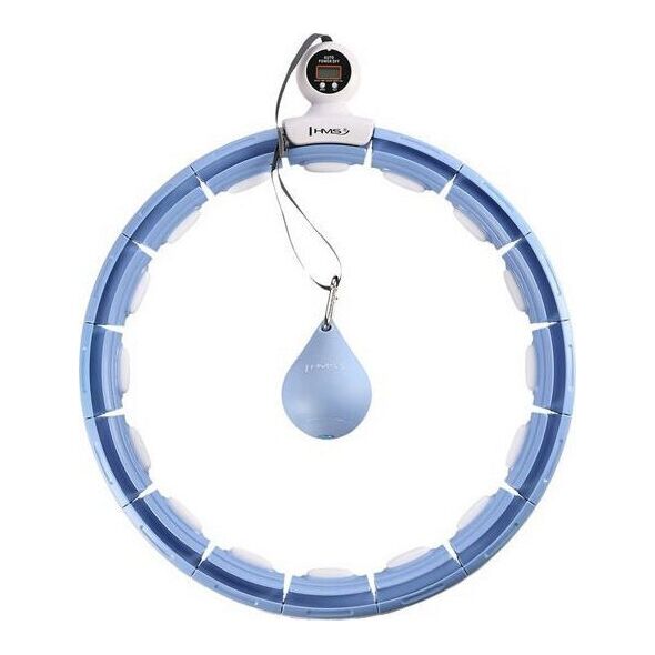 Σετ HULA HOP ΜΑΓΝΗΤΙΚΟ BLUE HHM15 ΜΕ ΜΕΤΡΗΤΗ HMS + ΖΩΝΗ BR163 BLACK PLUS SIZE