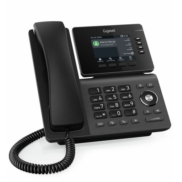 GIGASET P810 IP PRO IP Tischtelefon 8,5 cm 3,36 Zoll TFT-Farbdisplay USB 2x RJ45 Anschluss f�r P800 KEY PRO Expanson Module PoE