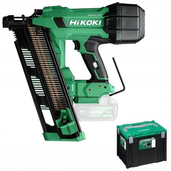 HIKOKI. NAILER 18V   NR1890DRA W9Z 30-34deg 50-90mm BL HSC