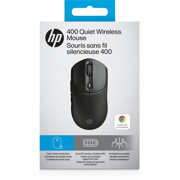 HP 410 Quiet Wireless Mouse - Black AZ7B2AA