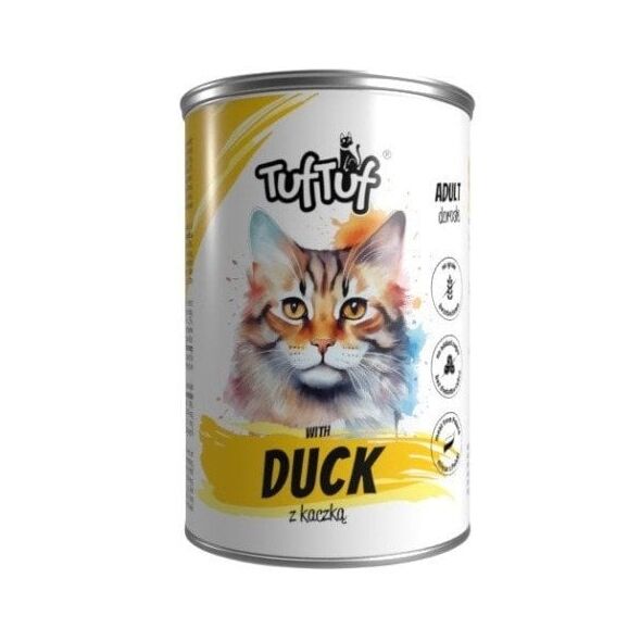 Tuf Tuf Puszka mielonka z kaczką dla kota 400g