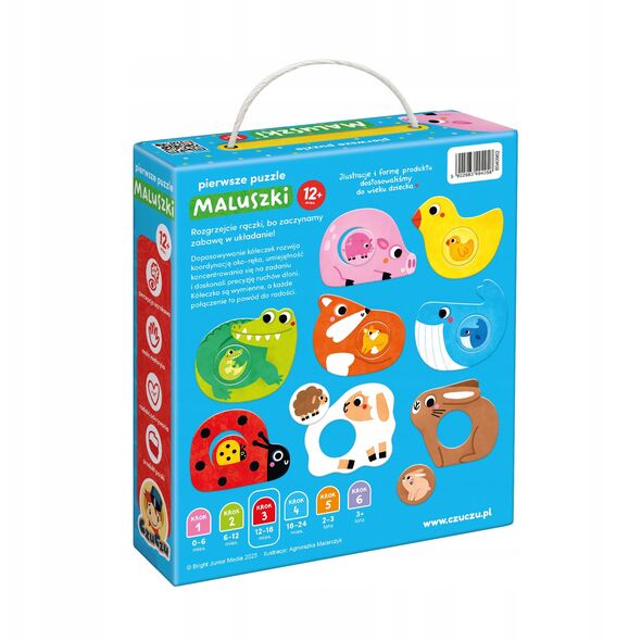 Układanka pierwsze puzzle - maluszki