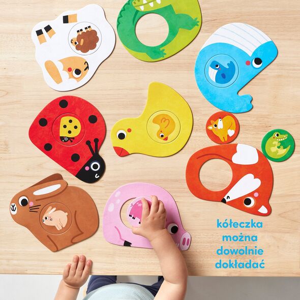 Układanka pierwsze puzzle - maluszki
