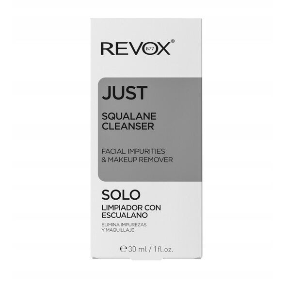 Revox Revox Just Squalane Cleanser Facial Impurities And Makeup Remover / Skwalan oczyszczający do demakijażu twarzy (30 ml)