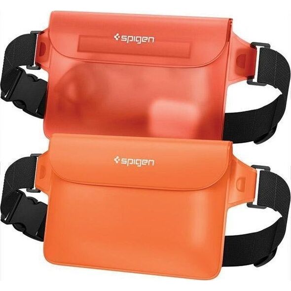 Spigen Universal Αδιάβροχη Θήκη & Τσάντα Μέσης Πορτοκαλί AMP06021