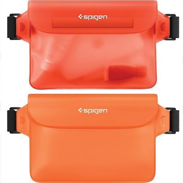 Spigen Universal Αδιάβροχη Θήκη & Τσάντα Μέσης Πορτοκαλί AMP06021