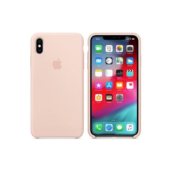 Apple Etui silikonowe iPhone XS Max - piaskowy róż-MTFD2ZM/A