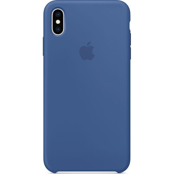 Apple Etui silikonowe iPhone XS Max - delftyjski błękit