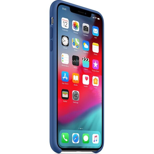 Apple Etui silikonowe iPhone XS Max - delftyjski błękit
