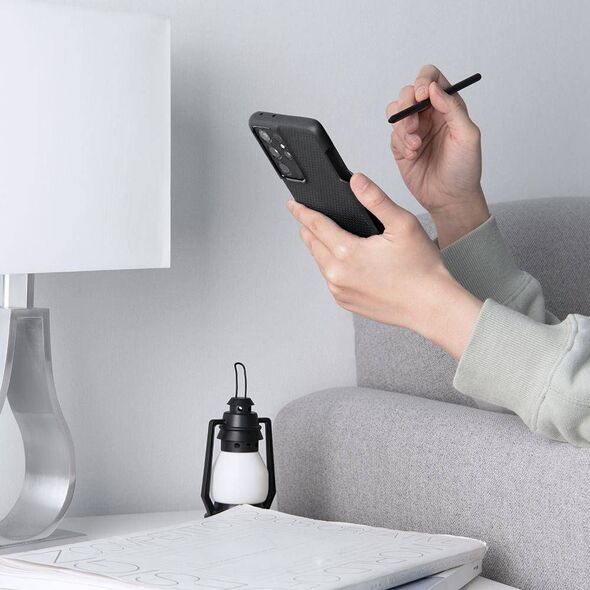 Spigen Θήκη Spigen Liquid Air Pen Samsung Galaxy S21 Ultra Μαύρο Ματ