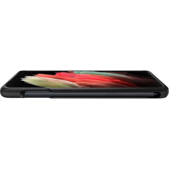 Spigen Θήκη Spigen Liquid Air Pen Samsung Galaxy S21 Ultra Μαύρο Ματ
