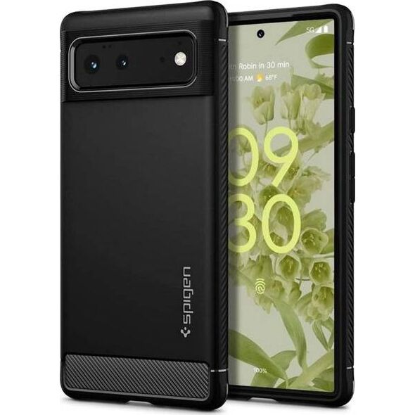 Spigen Θήκη Spigen Rugged Armor Google Pixel 6 Μαύρο Ματ