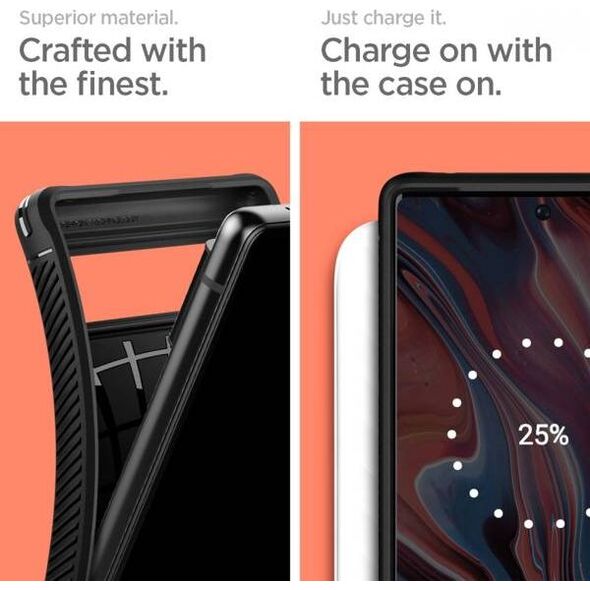 Spigen Θήκη Spigen Rugged Armor Google Pixel 6 Μαύρο Ματ