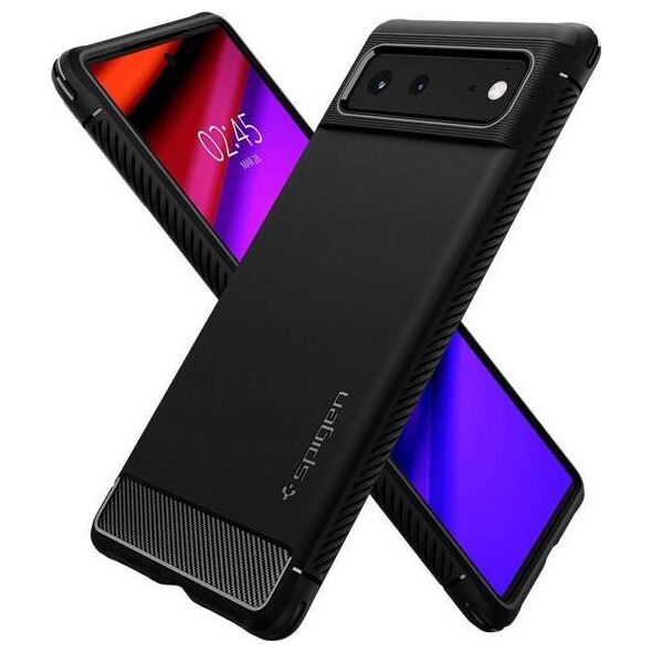Spigen Θήκη Spigen Rugged Armor Google Pixel 6 Μαύρο Ματ
