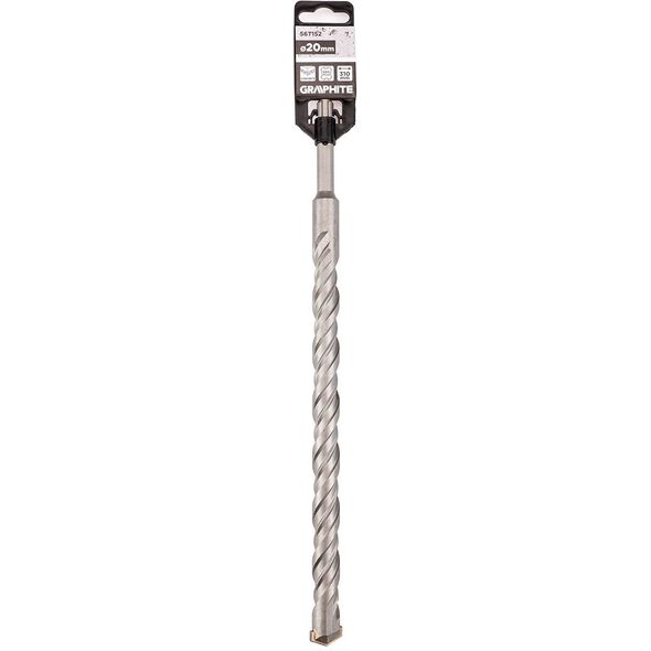 Wiertło do betonu SDS Plus z podwójną spiralą 20 x 310 mm