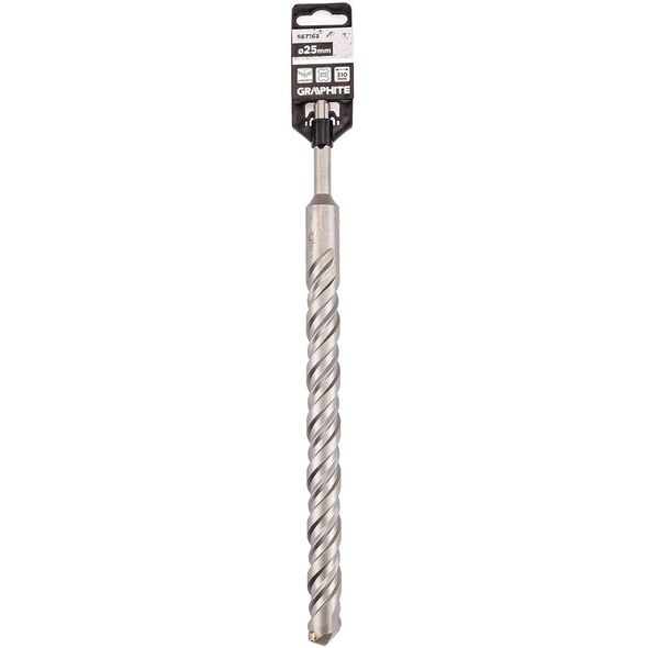 Wiertło do betonu SDS Plus z podwójną spiralą 25 x 310 mm