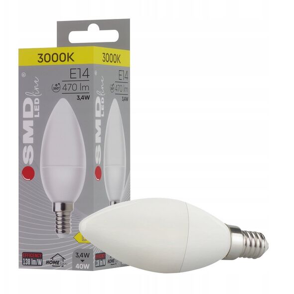 ŻARÓWKA E14 LED SMD WW C37 ŚWIECOWA HOMELINE 0168