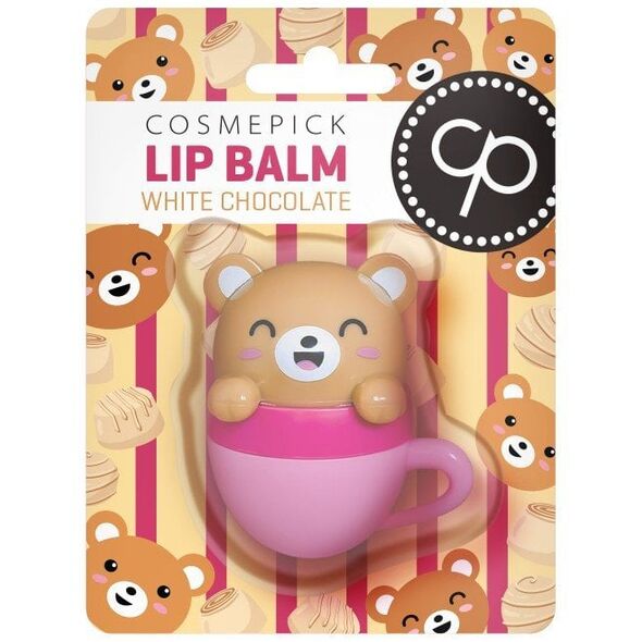 Cosmepick Lip Balm White Chocolate Bear balsam do ust 6g