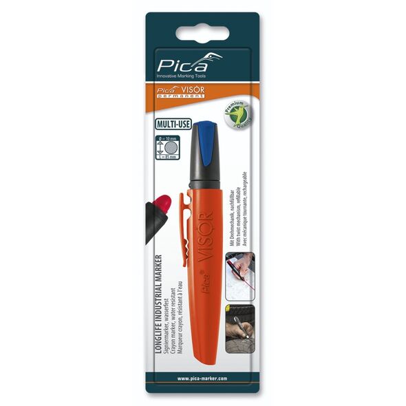 Μαρκαδόρος Pica-Marker Pica VISOR μόνιμος μπλε / SB