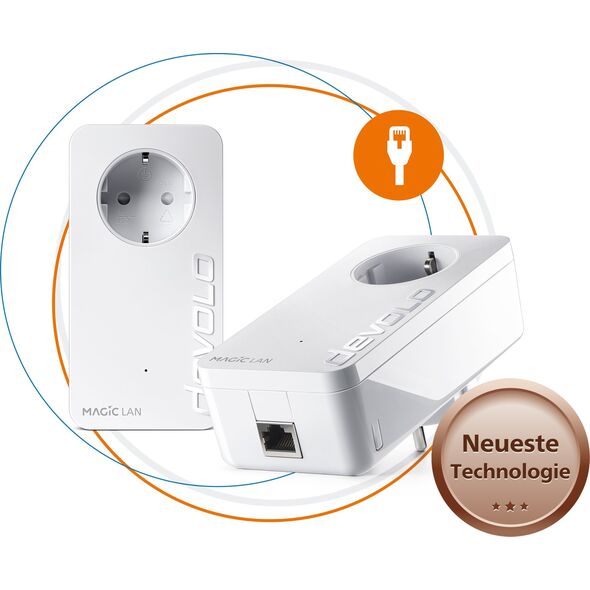 Adapter powerline Devolo devolo Magic 1 LAN 1-1-2 Starter Kit, Powerline (two adapters)