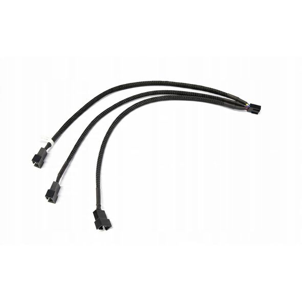 Watercool Watercool Y-Splitter 4-Fan PWM, schwarz - 30cm