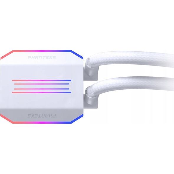 Chłodzenie wodne Phanteks PHANTEKS Glacier One 240D30 DRGB AIO Liquid CPU Cooler, White
