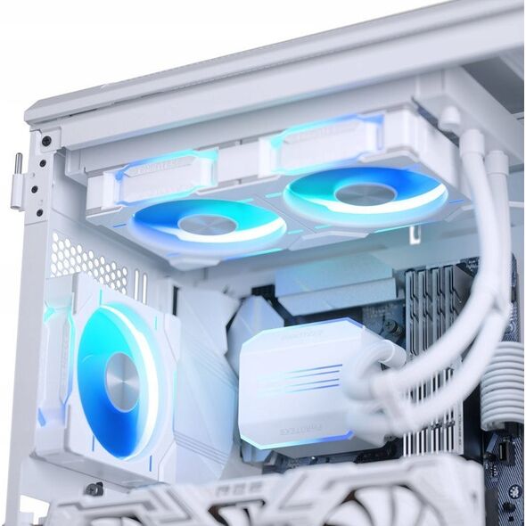 Chłodzenie wodne Phanteks PHANTEKS Glacier One 240D30 DRGB AIO Liquid CPU Cooler, White