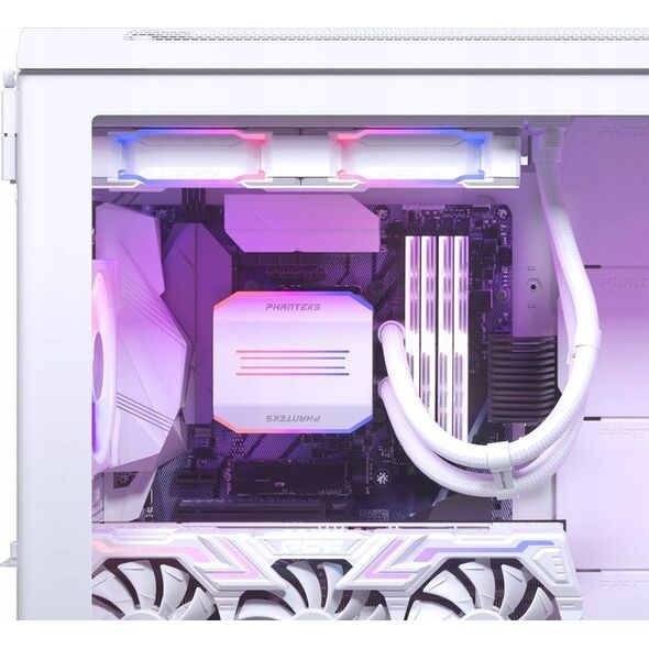 Chłodzenie wodne Phanteks PHANTEKS Glacier One 240D30 DRGB AIO Liquid CPU Cooler, White