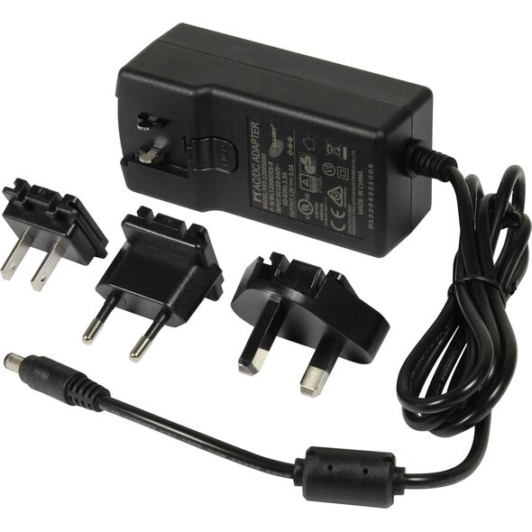 UPS Allnet Z ALLNET Ersatznetzteil 12V/5A EU Type schwarz mit Adapter EU,US,UK