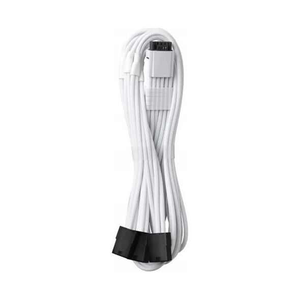 Kabel zasilający CableMod CableMod PRO ModMesh 12VHPWR to 3x PCI-e Cable - 45cm, white