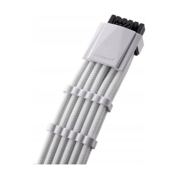 Kabel zasilający CableMod CableMod PRO ModMesh 12VHPWR to 3x PCI-e Cable - 45cm, white