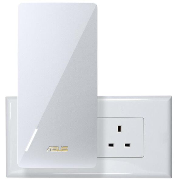 Asus AX3000 Dual Band WiFi 6 Range Extender (UK) | RP-AX58 | 802.11ax | 574+2402 Mbit/s | 10/100/1000 Mbit/s | Ethernet LAN (RJ-45) jungtys 1 | Mesh Support Yes | MU-MiMO Yes | No mobile broadband | Antenna type 2xInternal | 36 mėn.